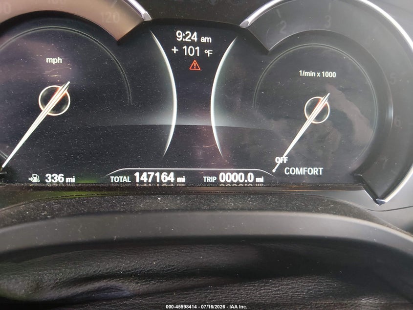 2019 BMW X3 Sdrive30I VIN: 5UXTR7C58KLF26883 Lot: 45598414