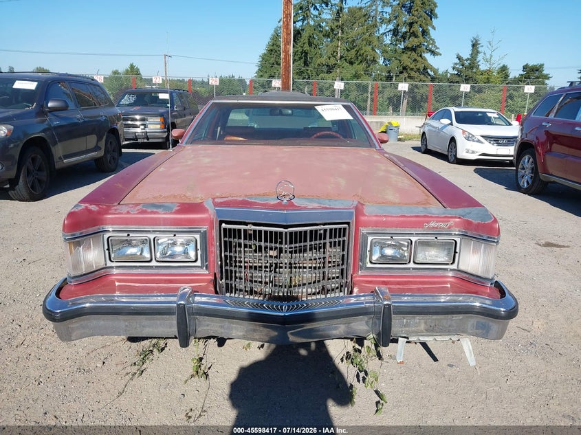 1978 Mercury Cougar VIN: 8H93F593855 Lot: 45598417
