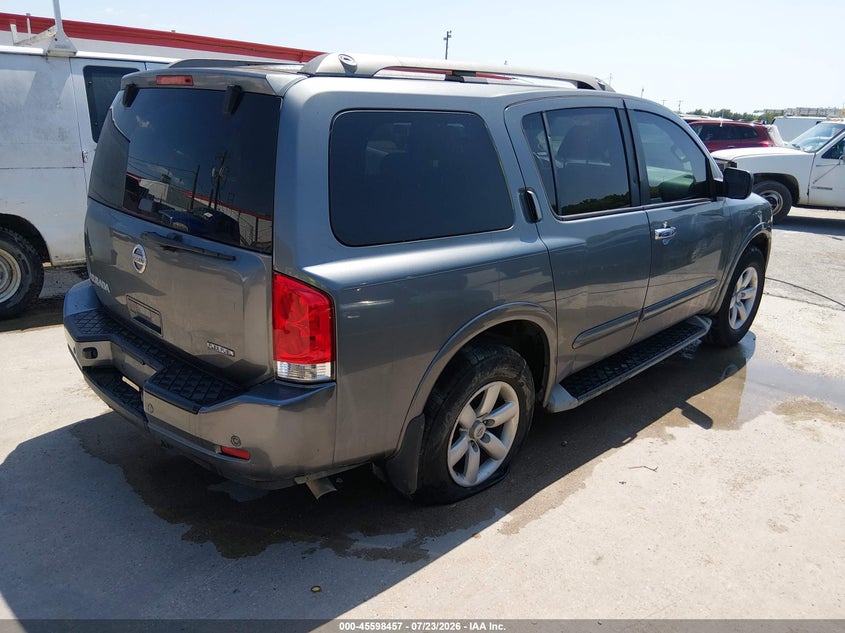 Vin: 5n1ba0nd1dn612973, lot: 46096879, nissan armada sv 20134