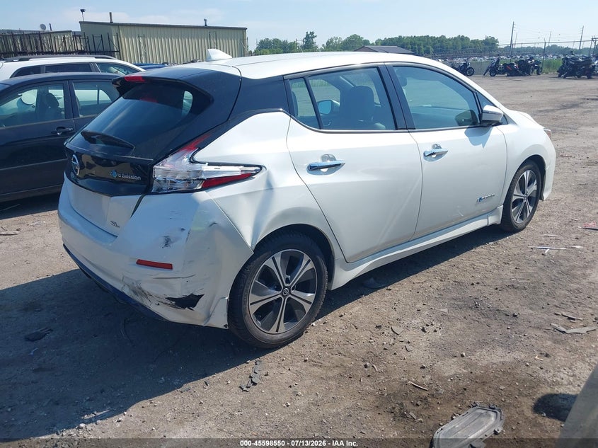 Vin: 1n4az1cp6jc302584, lot: 46096972, nissan leaf sl 20184