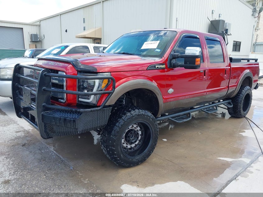 Vin: 1ft7w2b6xfed27785, lot: 46096979, ford f-250 lariat 20152