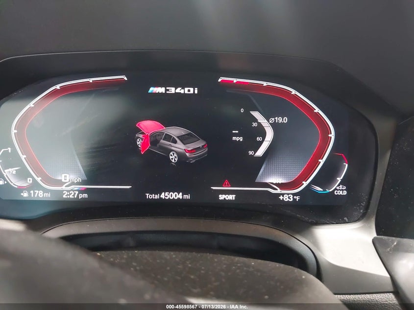 BMW M340I 2021 VIN 3MW5U9J02M8B60984