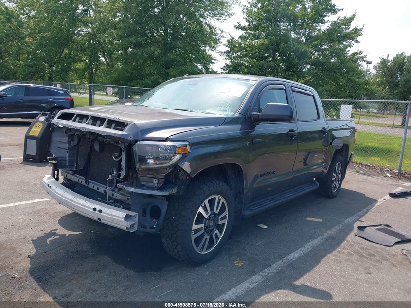 2019 Toyota Tundra Sr5 5.7L V8, Front End, IAAI, VIN 5TFDY5F17KX859457 — photo 2