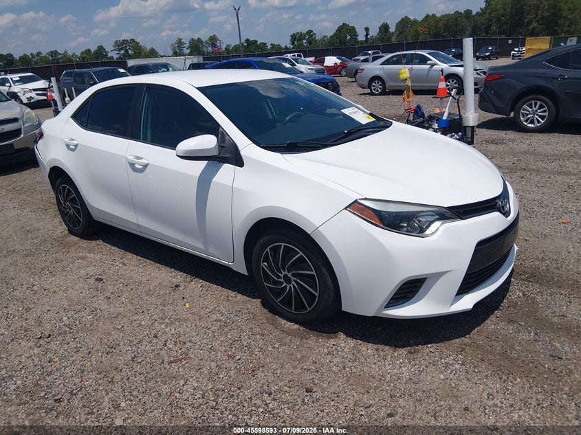 2016 TOYOTA COROLLA auction photo 1
