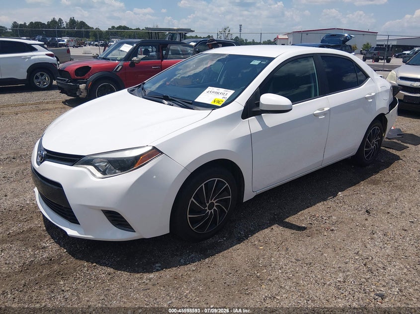 2016 TOYOTA COROLLA auction photo 2