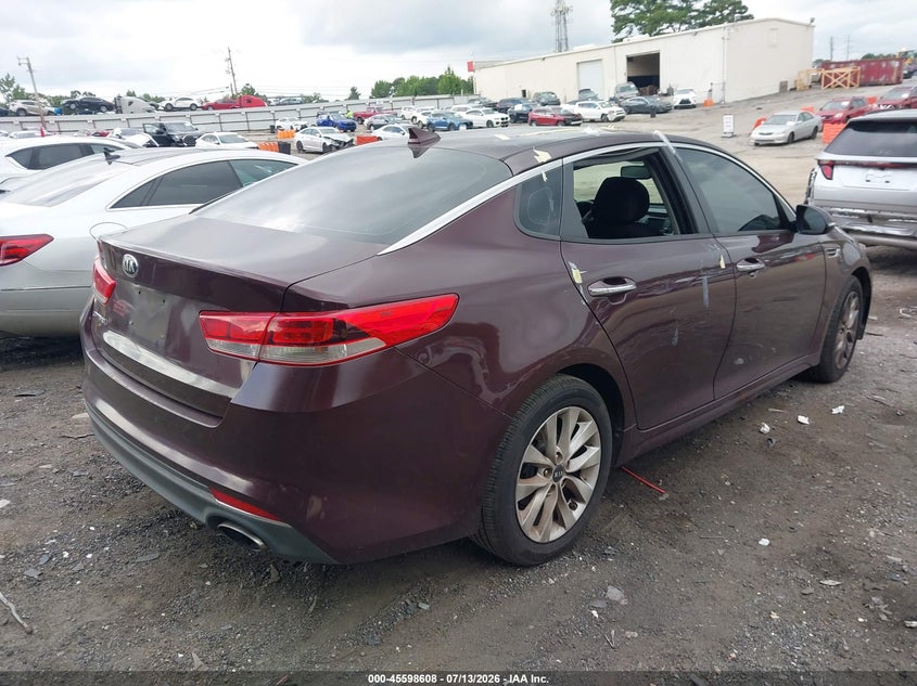 Vin: 5xxgt4l30hg133693, lot: 46097030, kia optima lx 20174