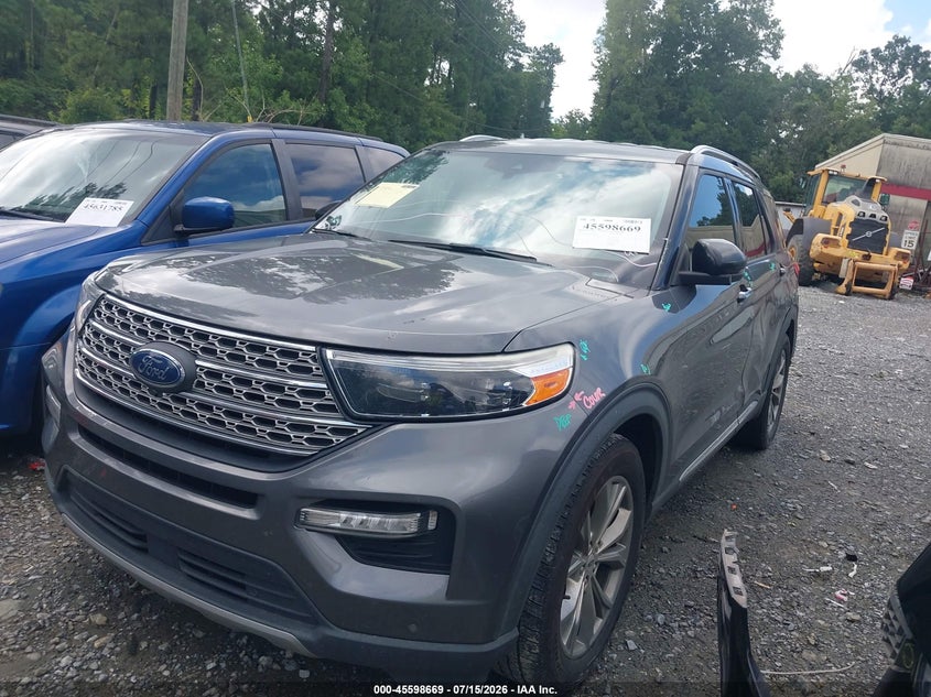 2021 FORD EXPLORER auction photo 2