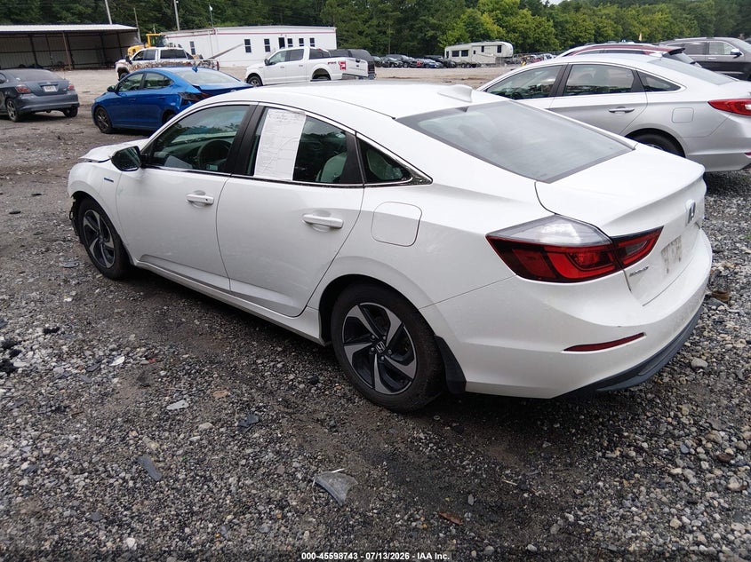 Vin: 19xze4f55ne005860, lot: 46097165, honda insight ex 20223