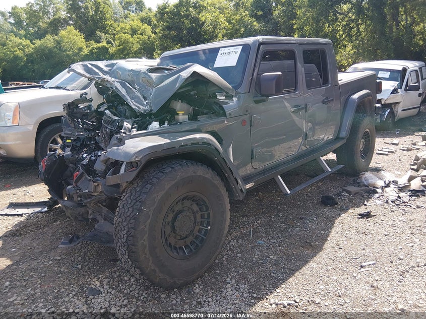 Vin: 1c6jjtbg3ml616154, lot: 46097192, jeep gladiator rubicon 4x4 20212