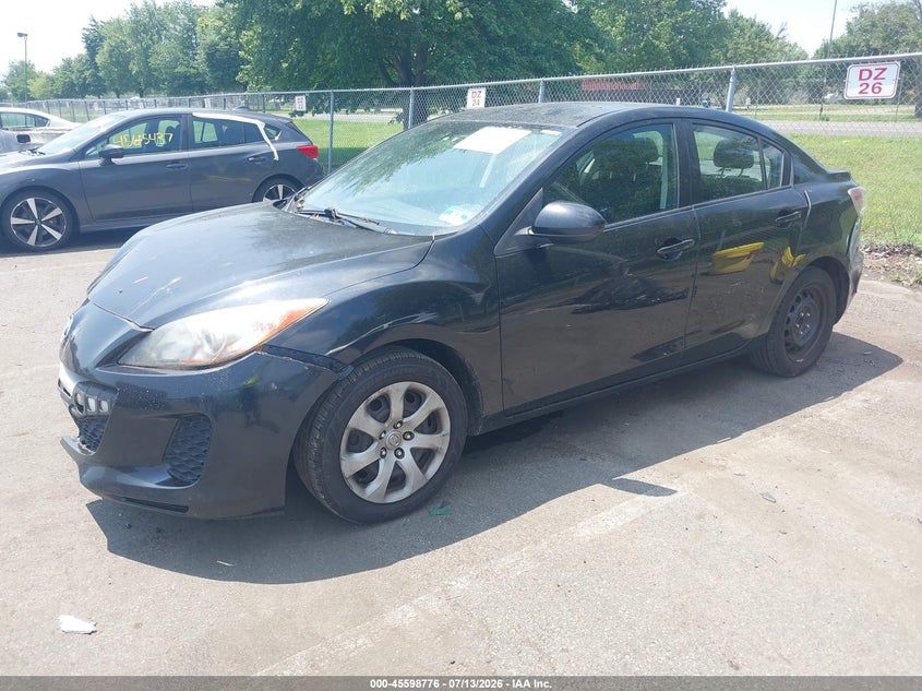 Vin: jm1bl1ug3c1510211, lot: 46097198, mazda mazda3 i sport 20122