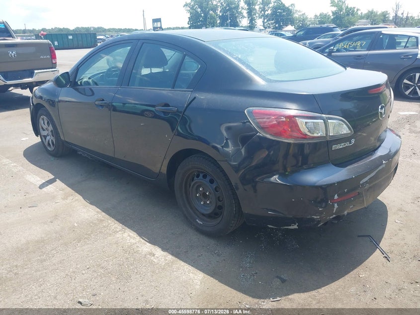 Vin: jm1bl1ug3c1510211, lot: 46097198, mazda mazda3 i sport 20123