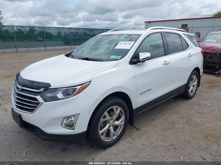 2021 Chevrolet Equinox, Rear, IAAI, VIN 2GNAXXEV4M6151313 — photo 2