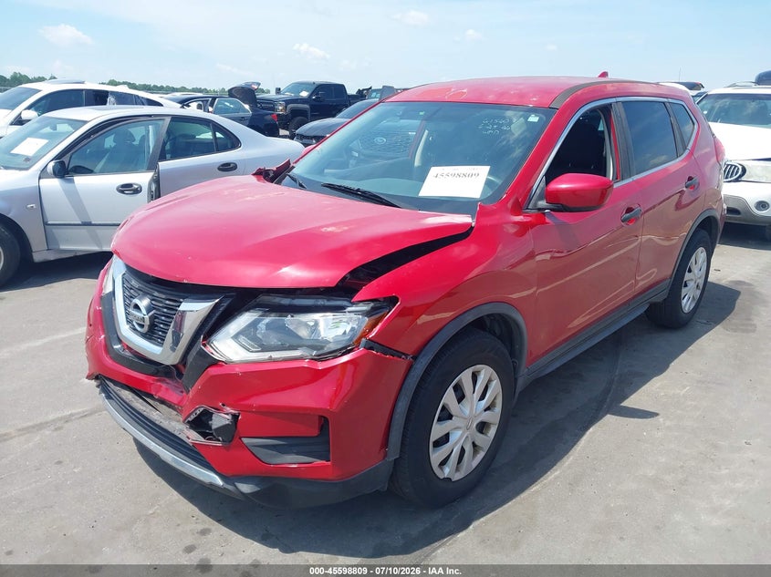 2017 Nissan Rogue, Front End, IAAI, VIN JN8AT2MVXHW254227 — photo 2