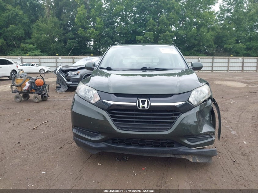 2018 Honda Hr-V Lx VIN: 3CZRU5H34JM706758 Lot: 45598831