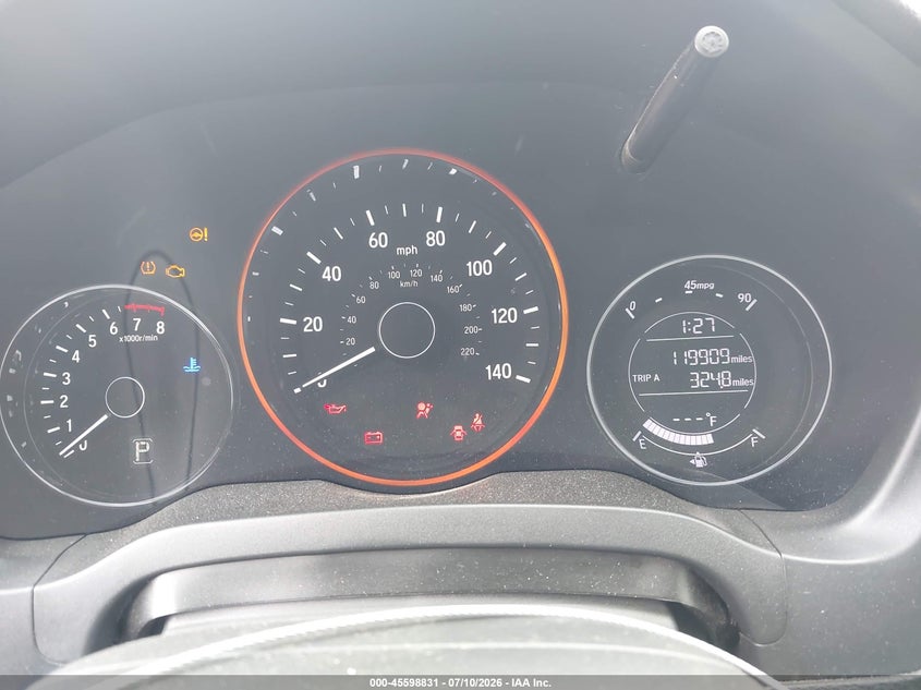 2018 Honda Hr-V Lx VIN: 3CZRU5H34JM706758 Lot: 45598831