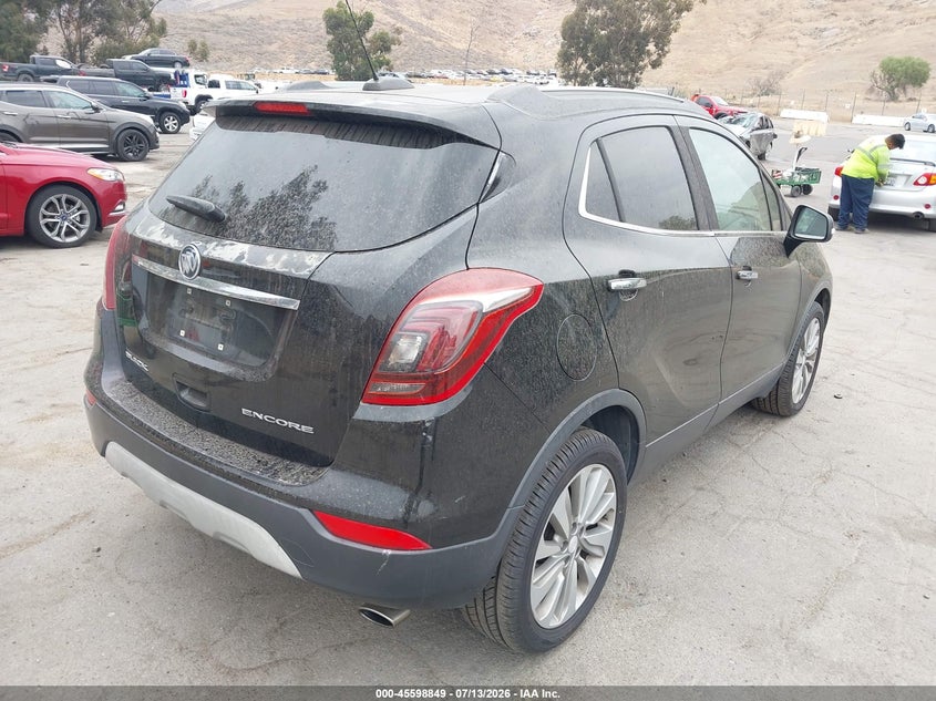 Vin: kl4cjasb7hb015409, lot: 46097271, buick encore preferred 20174