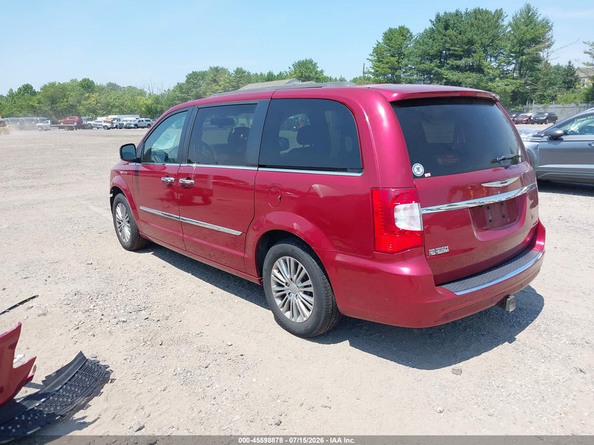 Vin: 2c4rc1cg8er108554, lot: 46097300, chrysler town & country touring-l 20143