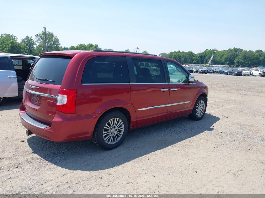 Vin: 2c4rc1cg8er108554, lot: 46097300, chrysler town & country touring-l 20144