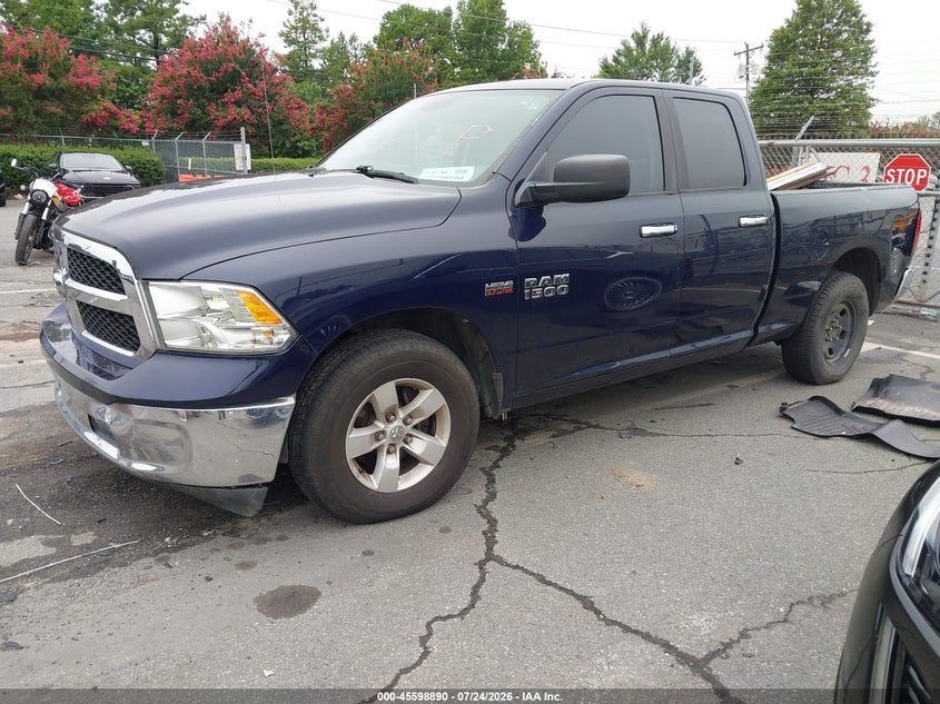 Vin: 1c6rr6gt3hs549943, lot: 46097312, ram 1500 slt  4x2 6'4 box 20172