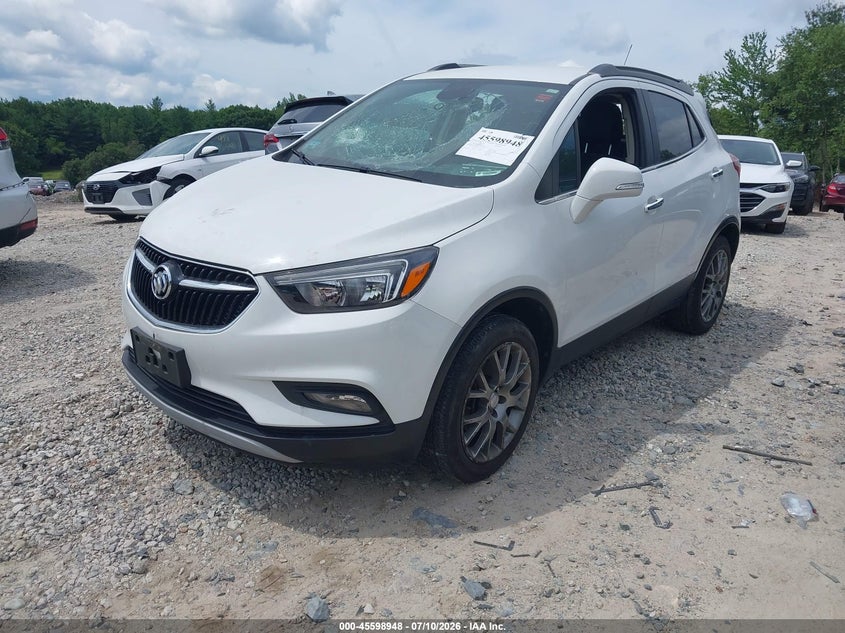 Vin: kl4cj1sb4hb023497, lot: 46097370, buick encore sport touring 20172