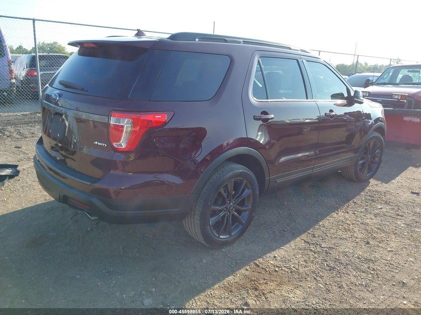 Vin: 1fm5k8d86kga06230, lot: 46097377, ford explorer xlt 20194