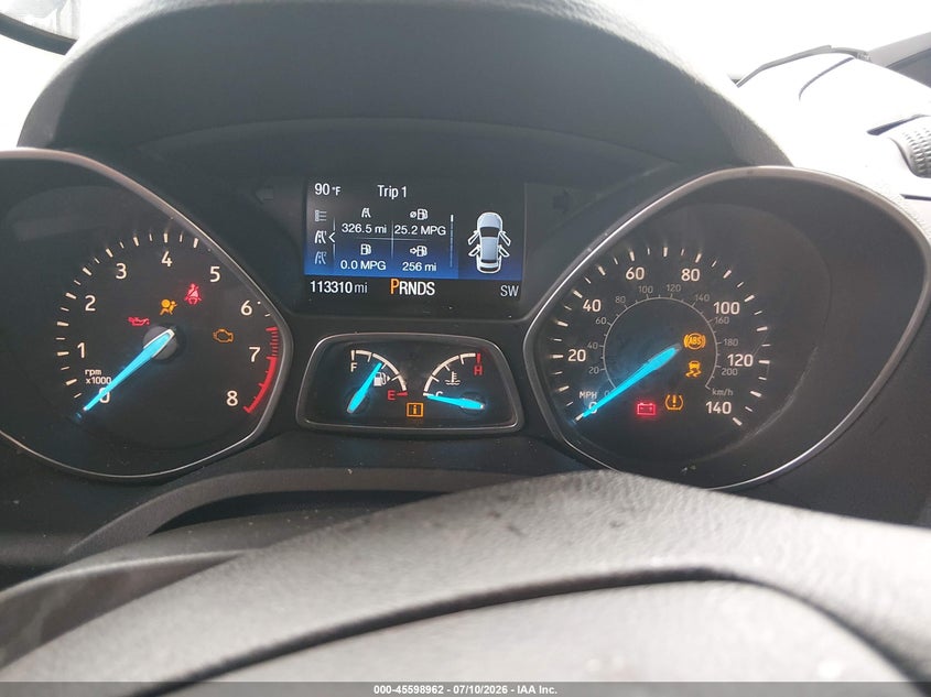 VIN 1FMCU0F78KUB92815 2019 FORD ESCAPE S