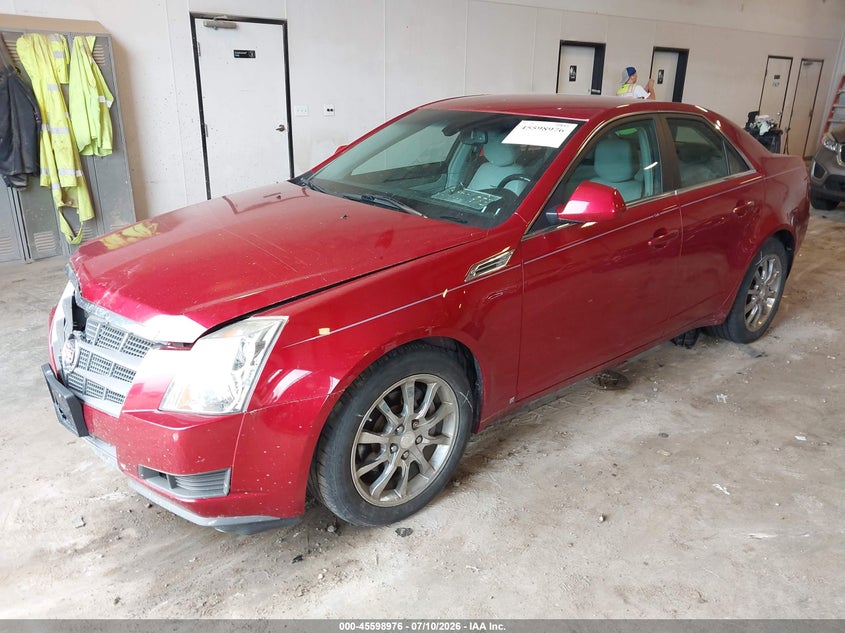 2009 Cadillac CTS, Front End, IAAI, VIN 1G6DF577090143465 — photo 2