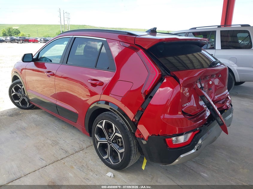 Vin: kndcr3le0r5131652, lot: 46097401, kia niro ex touring 20243