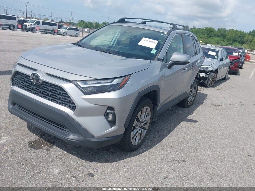 2023 Toyota RAV 4, Left Rear, IAAI, VIN 2T3C1RFV4PC228382 — photo 2