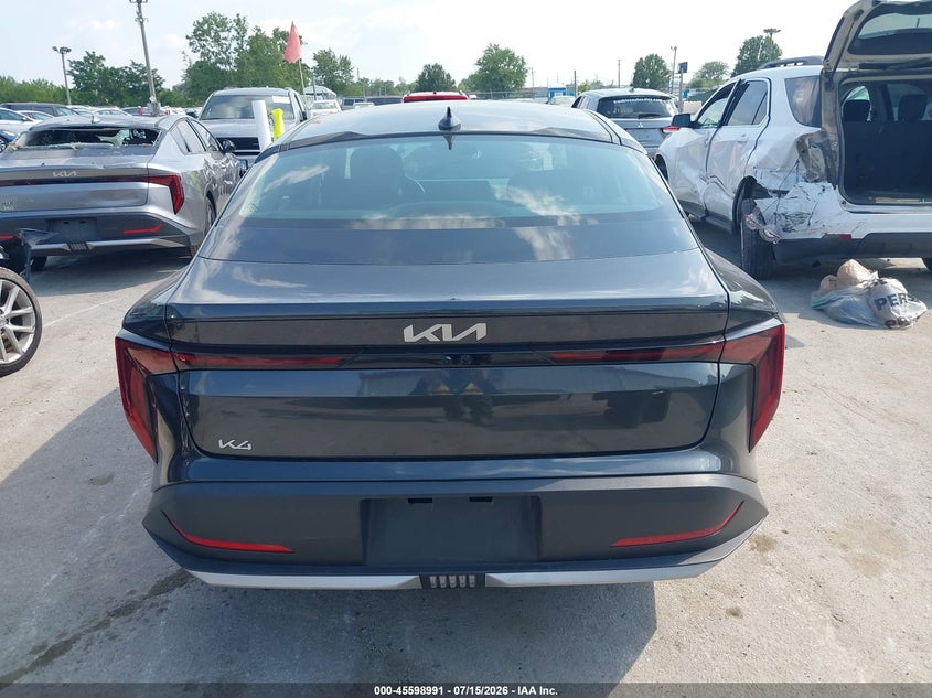 2025 Kia K4 Lxs VIN: 3KPFT4DE9SE103846 Lot: 45598991