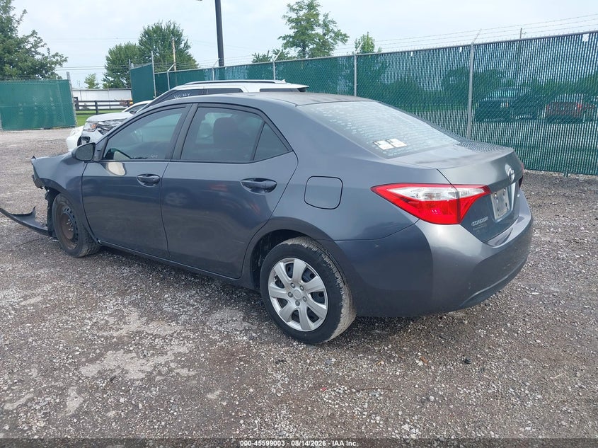2014 TOYOTA COROLLA SEDAN 1.8L I-4 DOHC, VVT, 132HP
