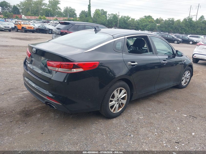 Vin: 5xxgt4l33gg031643, lot: 46097465, kia optima lx 20164