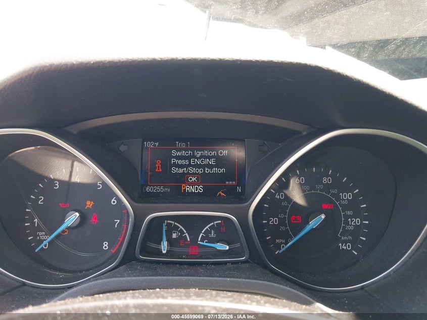 FORD FOCUS 2017 VIN 1FADP3N22HL324821