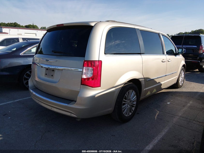 Vin: 2c4rc1cg2fr646619, lot: 46097508, chrysler town & country touring-l 20154
