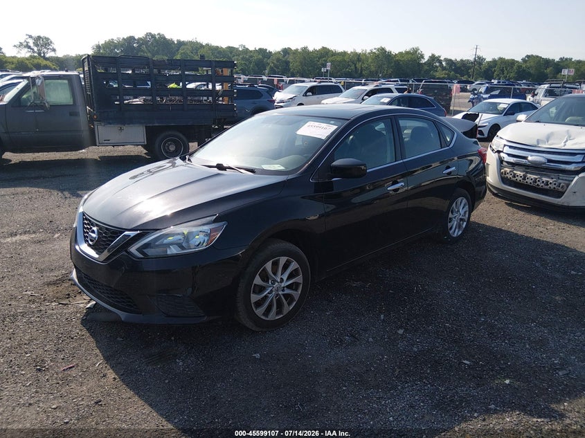 2017 Nissan Sentra, Удар ззаду, IAAI, VIN 3N1AB7AP3HY318167 — фото 2