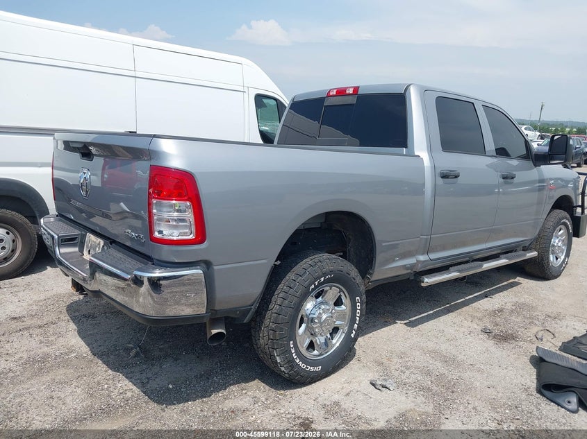 Vin: 3c6ur5cl7pg617743, lot: 46097539, ram 2500 tradesman  4x4 6'4 box 20234