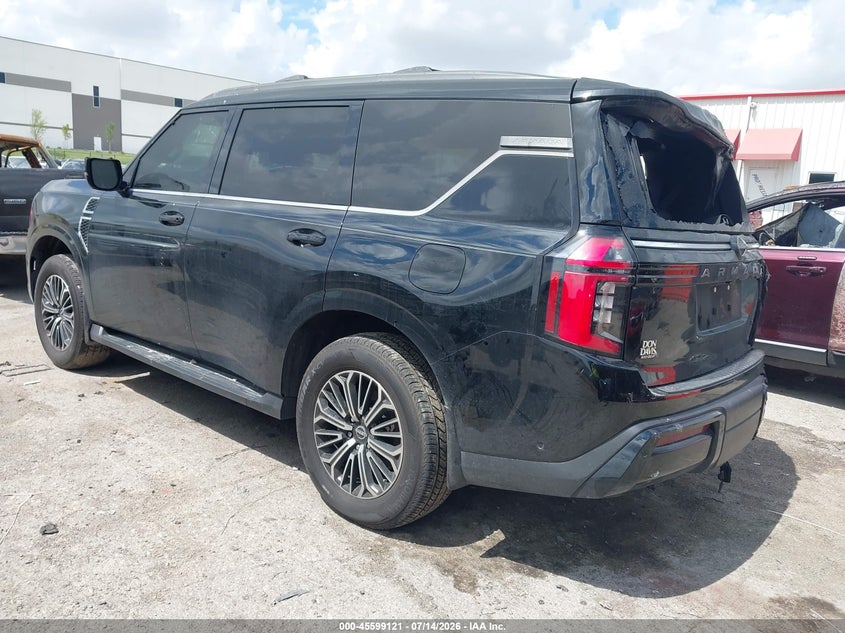 Vin: jn8ay3ea2s9000066, lot: 46097543, nissan armada platinum 2wd 20253