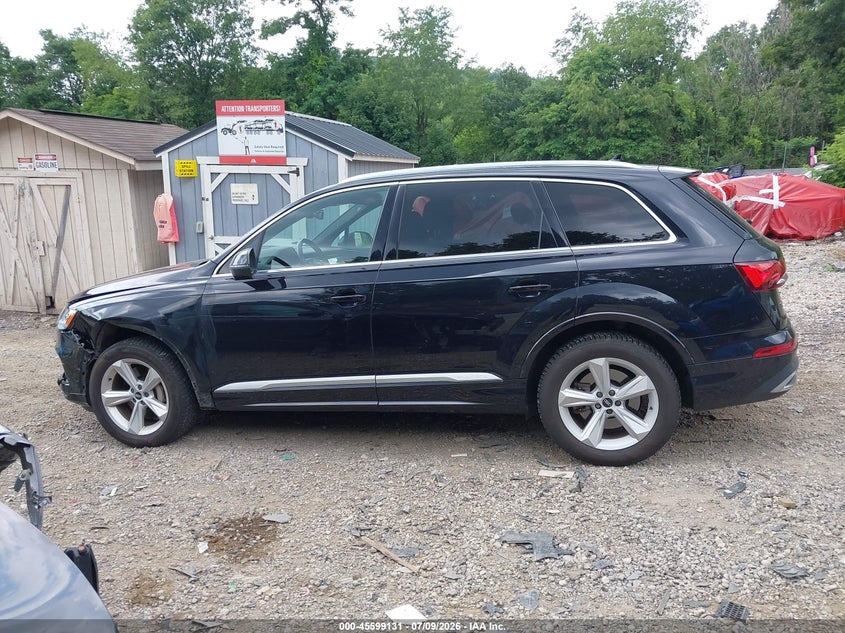 2021 Audi Q7 Premium 45 Tfsi Quattro Tiptronic VIN: WA1AJAF70MD034184 Lot: 45599131