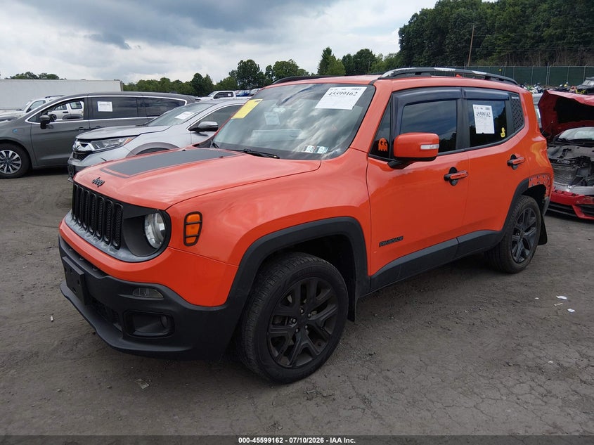 2017 Jeep Renegade, Rear, IAAI, VIN ZACCJBBB2HPG32461 — photo 2