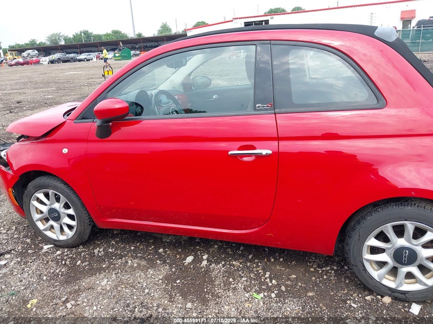 2017 Fiat 500C Pop VIN: 3C3CFFLR3HT659122 Lot: 45599171