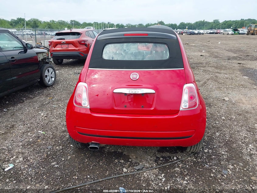 2017 Fiat 500C Pop VIN: 3C3CFFLR3HT659122 Lot: 45599171
