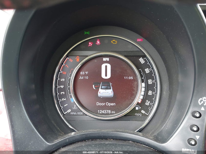 2017 FIAT 500C auction photo 7