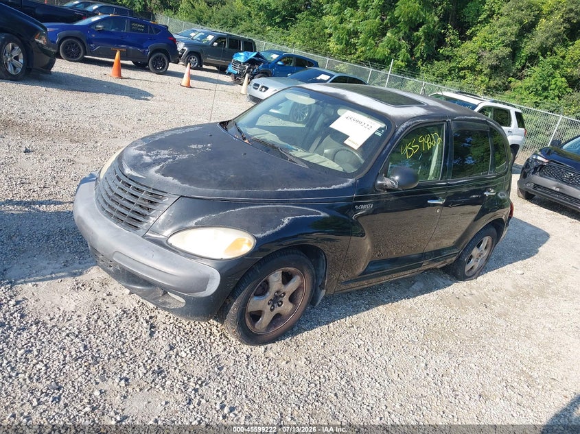 2001 Chrysler PT Cruiser, По кругу, IAAI, VIN 3C8FY4BB91T618686 — фото 2