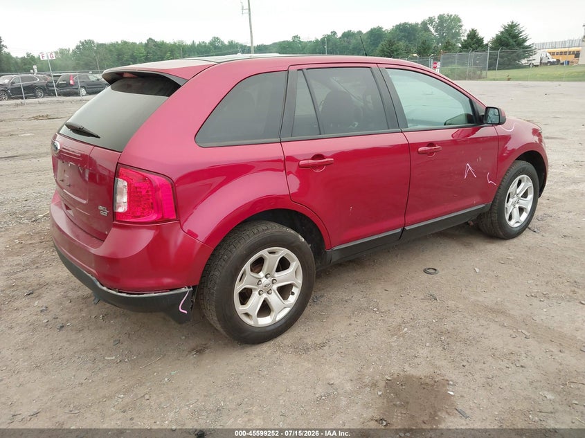 Vin: 2fmdk4jc5eba29328, lot: 46097674, ford edge sel 20144