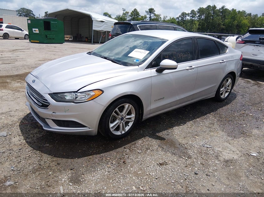 2018 Ford Fusion, Удар спереду, IAAI, VIN 3FA6P0LU1JR169133 — фото 2