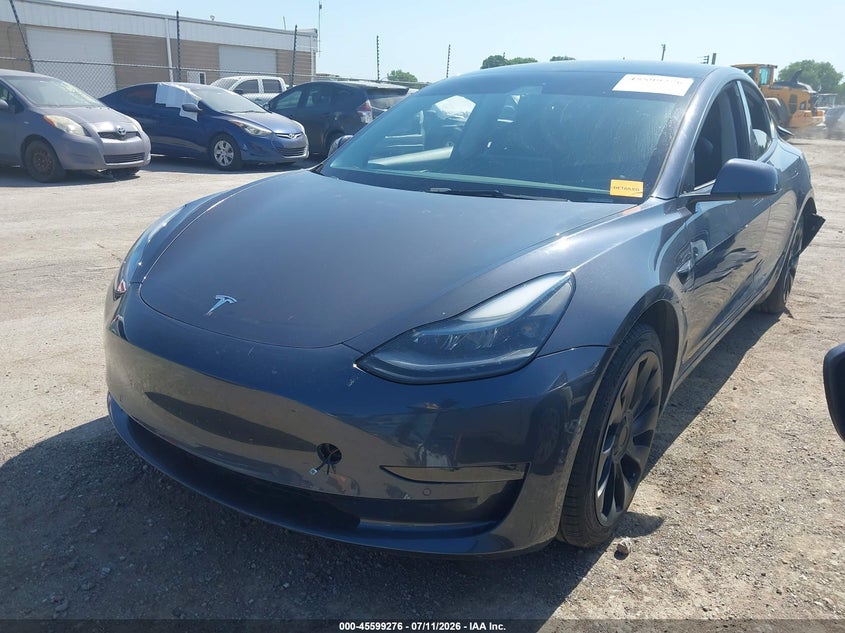 TESLA MODEL 3 2022 VIN 5YJ3E1EA5NF369726