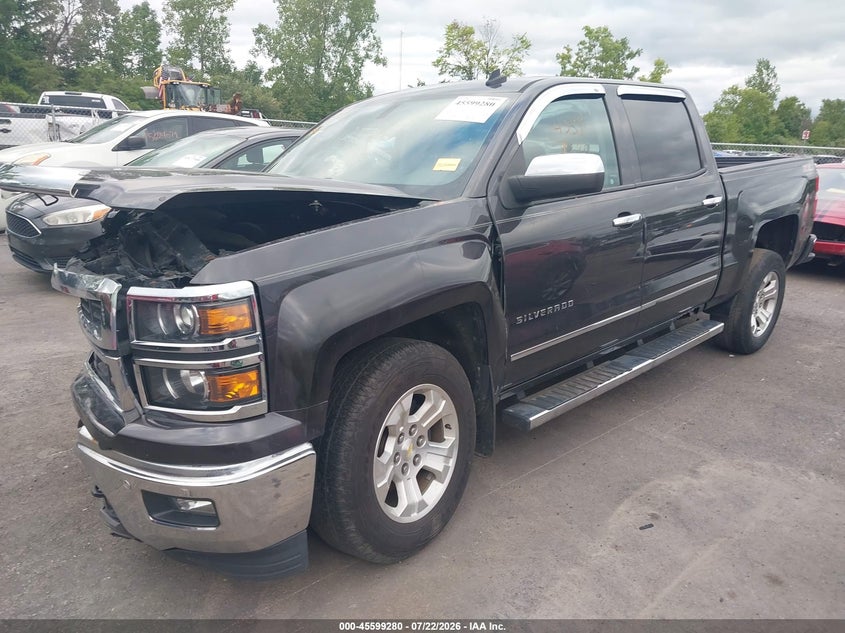 2014 Chevrolet Silverado, Front End, IAAI, VIN 3GCUKSEC3EG142503 — photo 2