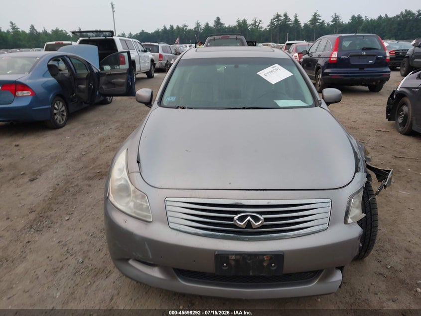 2008 Infiniti G35X VIN: JNKBV61F18M261897 Lot: 45599292