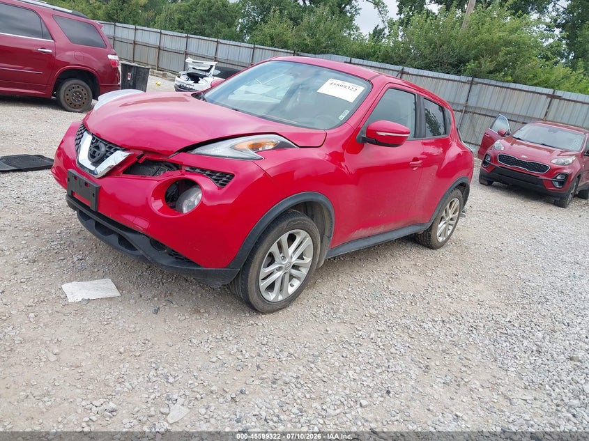 Vin: jn8af5mv8gt653582, lot: 46097744, nissan juke nismo/s/sl/sv 20162