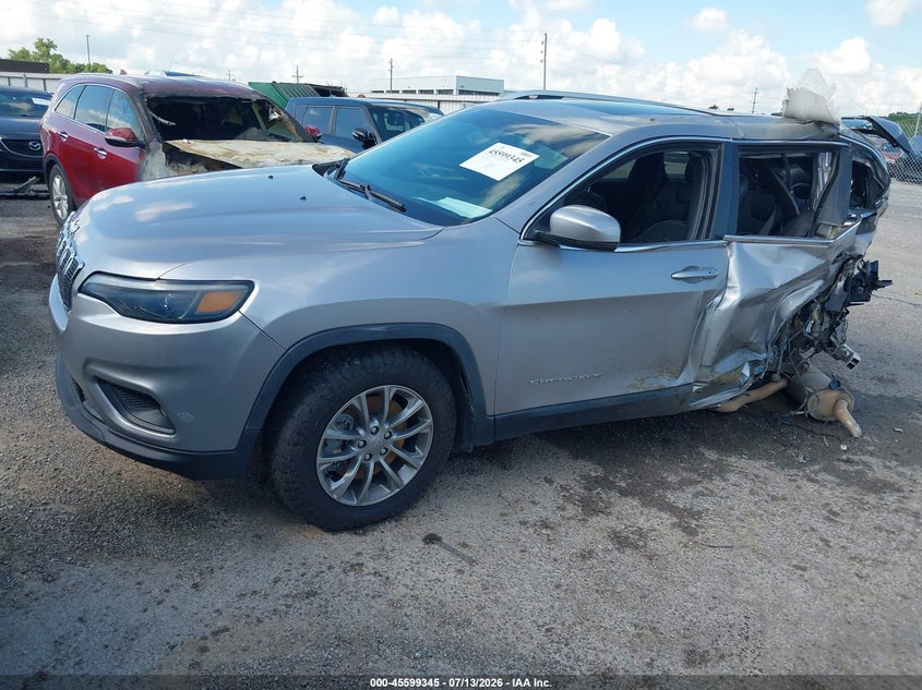 2019 Jeep Cherokee, Удар сзади, IAAI, VIN 1C4PJMLB9KD379916 — фото 2